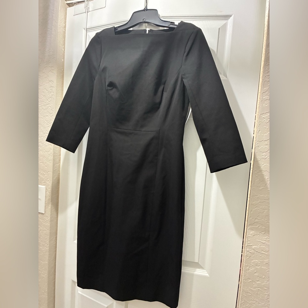 Banana Republic Elegant Black Long Sleeve Dress